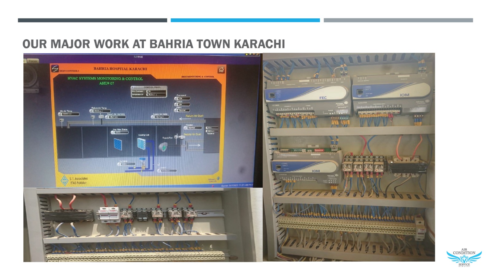 Bahria Town Karachi — Electrical control and HVAC automation work